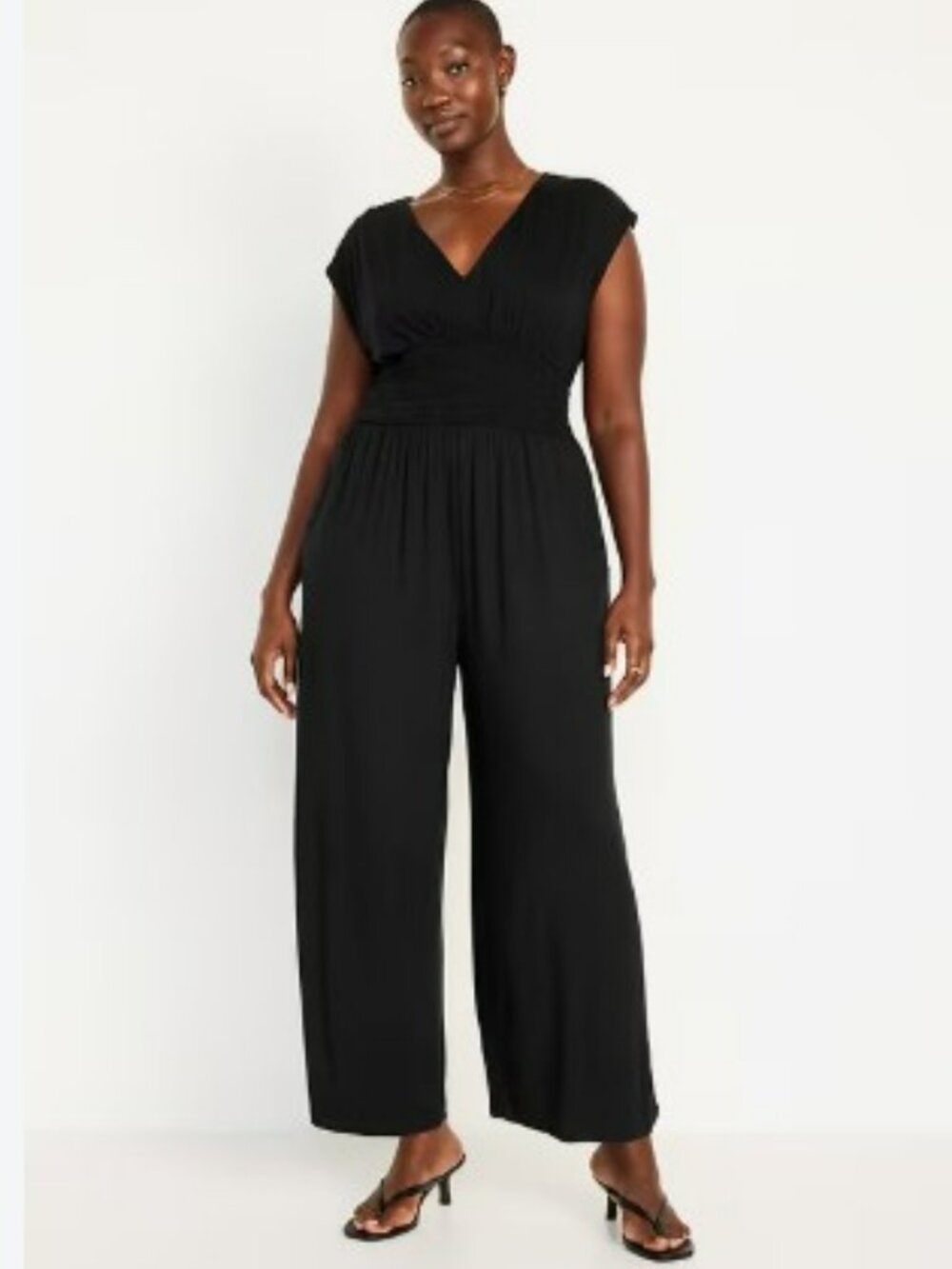 Old Navy Waist-Defined Wide-Leg Jumpsuit XXL